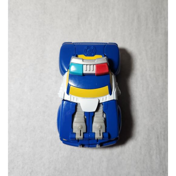 Transformers Playskool Rescue Bots Chase The Police Bot 4.5" Action Figure Loose - Picture 2 of 9